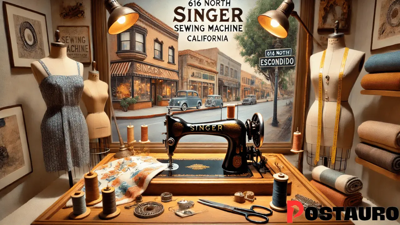 616 north escondido california singer sewing machine